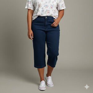 Denim Capri Pants Karen Scott Size 16